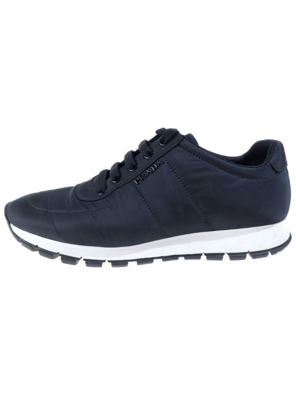 Prada Low Cut Nylon Sneakers Black
